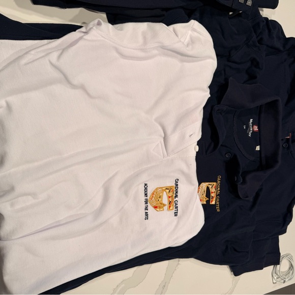 Cardinal Carter School Uniform Polo Shirts and Pants in Navy and White - Picture 3 of 11